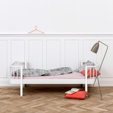 Wood Oliver Furniture Einzelbett – weiß