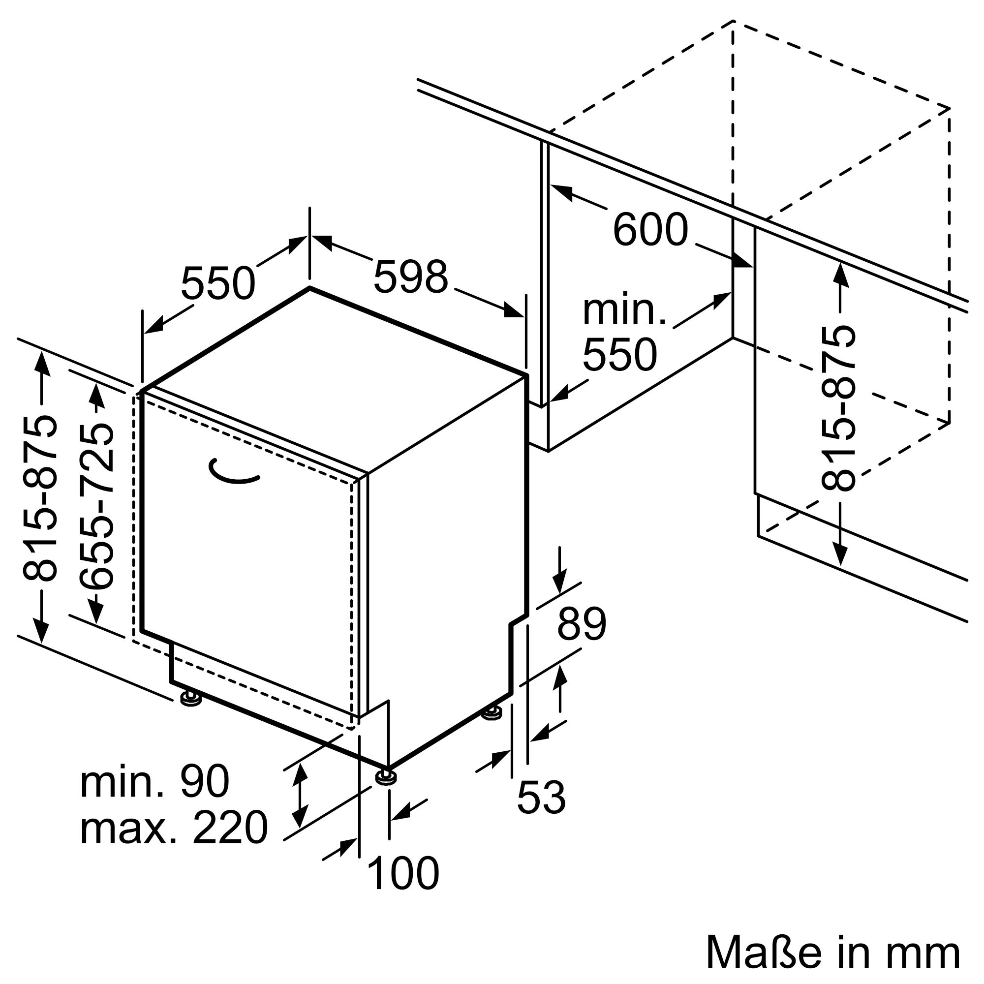 Bosch Einbau-Kühl-Gefrier-Kombination KIV86NSE0