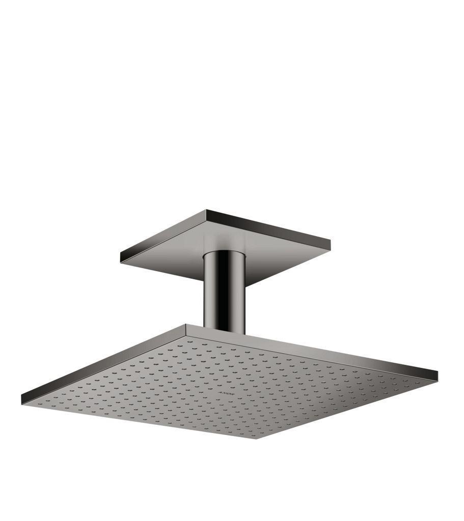 AXOR ShowerSolutions Kopfbrause 300/300 1jet mit Deckenanschluss Polished Black Chrome, 35316330