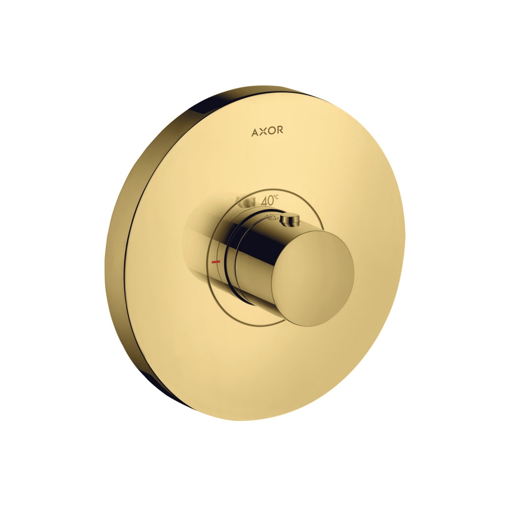 AXOR ShowerSelect Thermostat HighFlow Unterputz rund Polished Gold Optic, 36721990