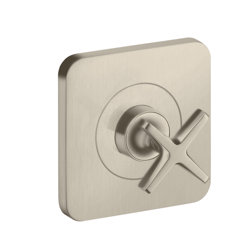 AXOR Citterio E Absperrventil 120/120 Unterputz Brushed Nickel, 36771820