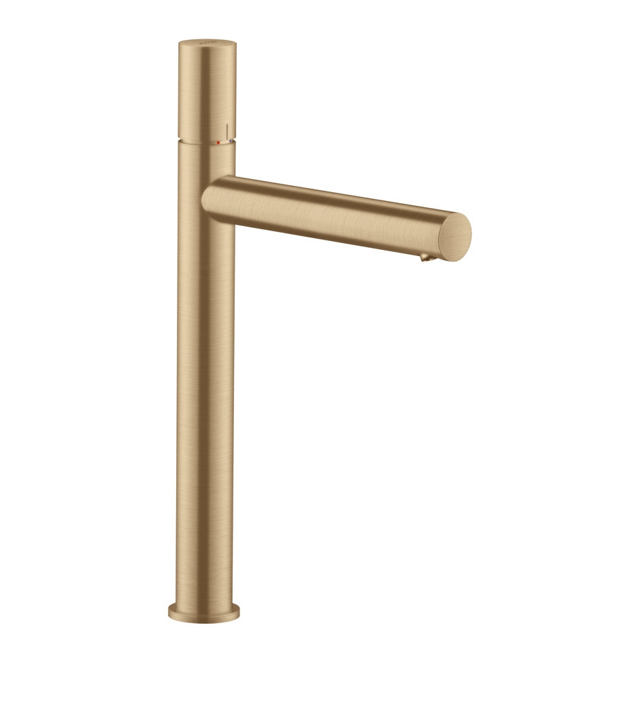 AXOR Uno Einhebel-Waschtischmischer 260 für Waschschüsseln mit Zerogriff Brushed Bronze, 45004140